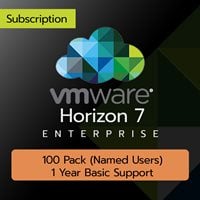 VMware Horizon 7 Enterprise: 100 Pack (Named User) (1 Year Basic Support)