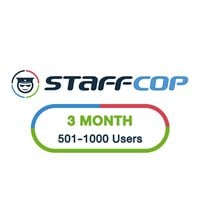 StaffCop 3 Month 501-1000 Users