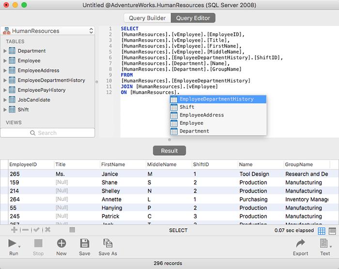 how to practice sql on mac