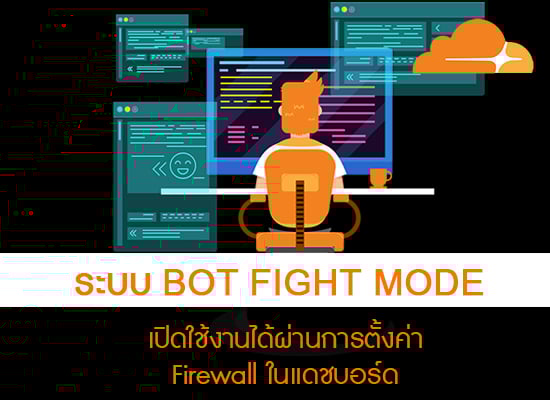 Cloudflare เปิดตัวระบบ bot fight mode เปิดใช้งานได้ผ่านการตั้งค่า Firewall ในแดชบอร์ด