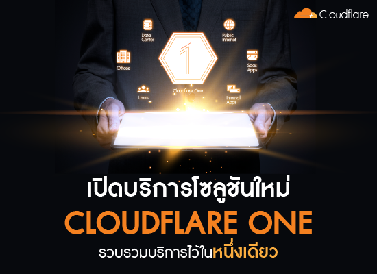 Cloudflare เปิดบริการโซลูชันใหม่ Cloudflare ONE รวบรวมบริการไว้ในหนึ่งเดียว