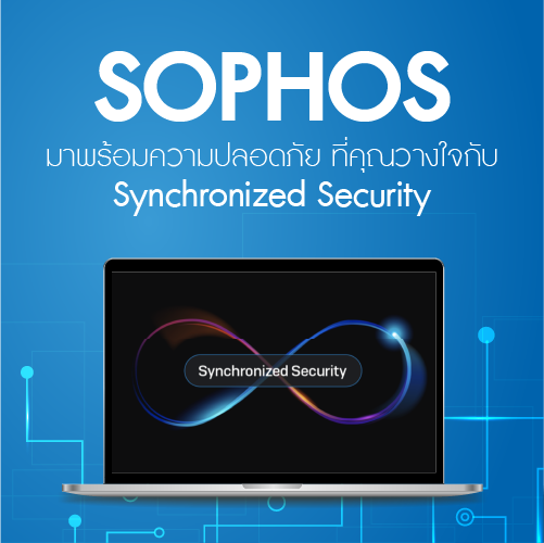 Synchronized Security Sophos มาพร้อม ความปลอดภัยที่คุณวางใจกับ Synchronized Security