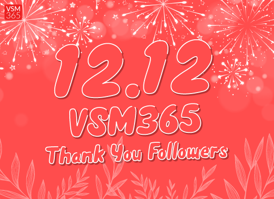 12.12 VSM365 Thank you Followers