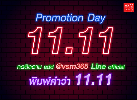 11.11 Promotion Day เล่นคนเดียวก็เฟี้ยวได้