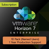 VMware Horizon 7 Enterprise: 10 Pack (Named User) (1 Year Production Support)