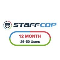StaffCop 12 Month 26-50 Users