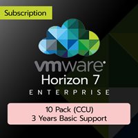 VMware Horizon 7 Enterprise: 10 Pack (CCU) (3 Years Basic Support)
