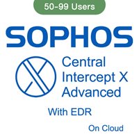 Sophos Central Intercept X Advanced with EDR (On Cloud) 50-99 Users