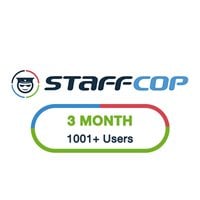 StaffCop 3 Month 1001+ Users