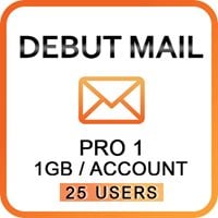 Debut Mail Pro 1 (25 Users)