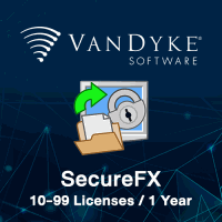 VanDyke SecureFX 10-99 Licenses (1 Year)