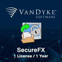 VanDyke SecureFX 1 License (1 Year)