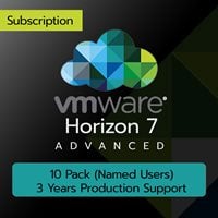 VMware Horizon 7 Advanced: 10 Pack (Named Users) (3 Years Production Support)